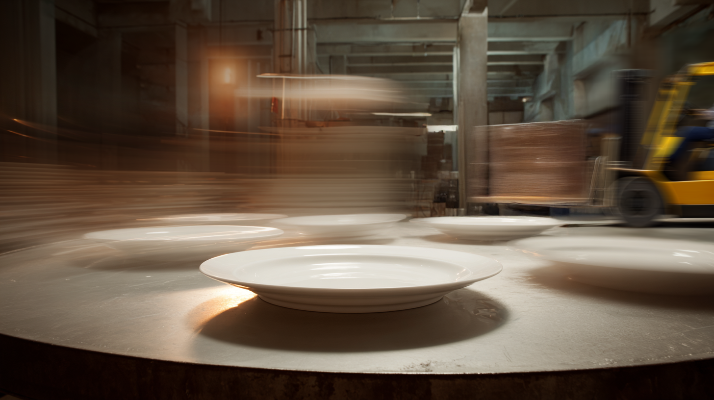 Bowls on a table with soft light